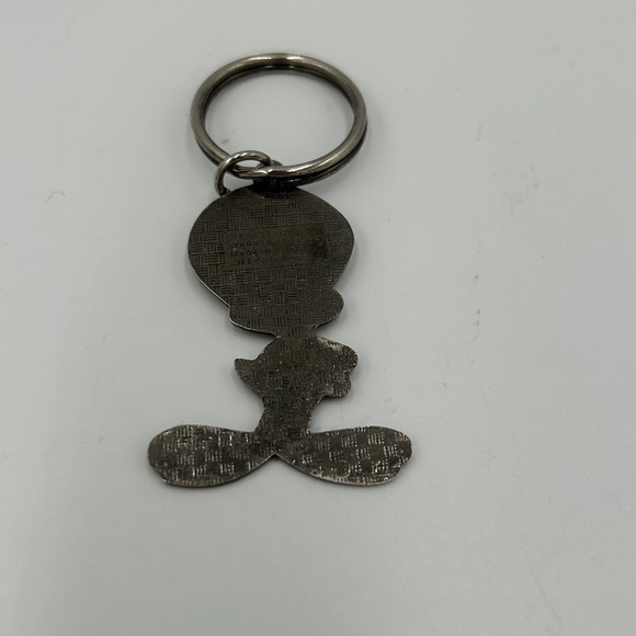 VTG 90's Tweety Bird Metal Key Chain Looney‎ Tunes - Picture 2 of 4